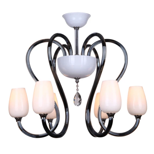 497/6-Black Потолочная люстра IDLamp 497 497/6-Black