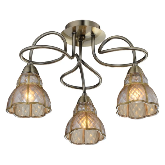 871/3PF-Oldbronze Потолочная люстра IDLamp 871 871/3PF-Oldbronze