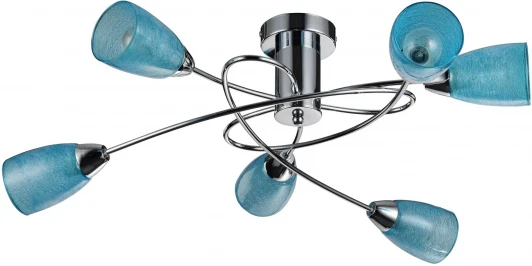 FR5103-CL-06-BL Потолочная люстра Freya Flash FR5103-CL-06-BL