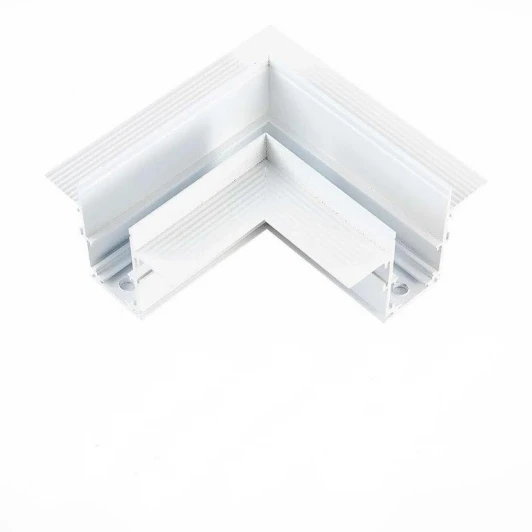 AM546 WH SMART Угловой соединитель горизонтальный для встраиваемого шинопровода белый AM Group AM546 WH SMART
