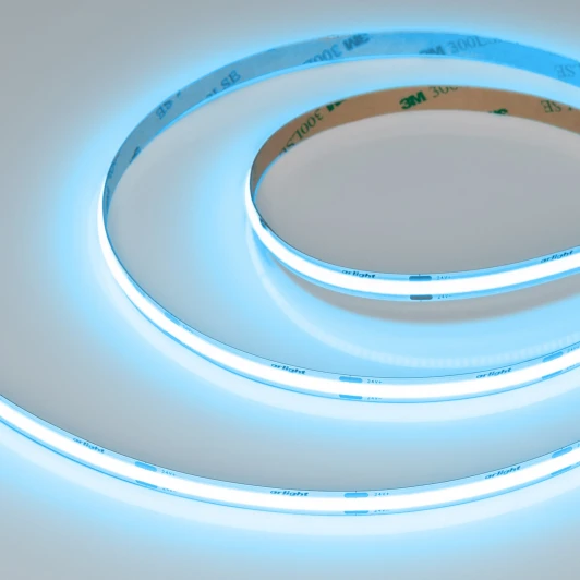 047740 Светодиодная лента COB-X480-8mm 24V Sky Blue (8 W/m, IP20, 5m) (Arlight) 047740