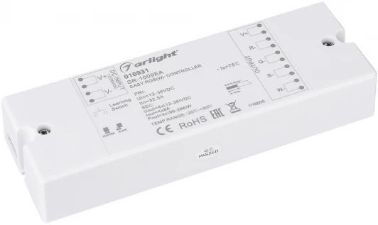 016931 Контроллер SR-1009EA (12-36V, 4x8A) (IP20 Пластик) 016931 Arlight