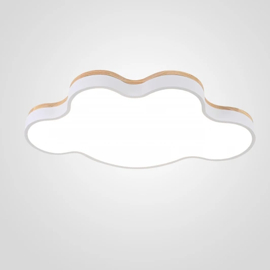 Cloud-Eco01 Потолочный светильник Wi-Fi Cloud Eco D83 White By ImperiumLoft Cloud-Eco01 (для детской, LED, 220V, голосовое управление, умный дом - Алиса, тучи)