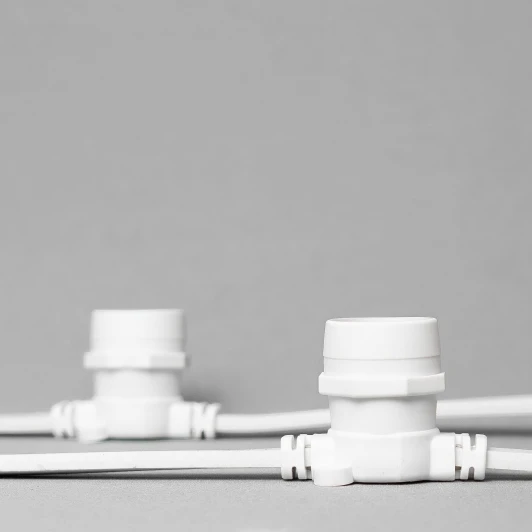 BL50m/250L-8-P Белт-Лайт 50м, Провод Белый Каучук, Шаг 20 см, 250 Патронов, IP65 Laitcom BL50m/250L-8-P