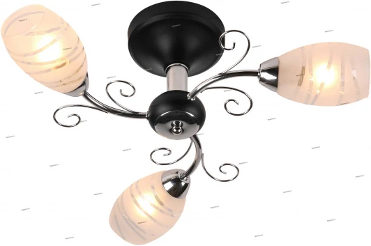 846/3PF-Blackchrome IDLamp Edwidge 846/3PF-Blackchrome