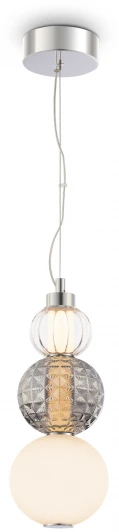 P069PL-L16CH3K Подвесной светильник Maytoni Collar P069PL-L16CH3K (LED, 220V, на тросе, шарики)