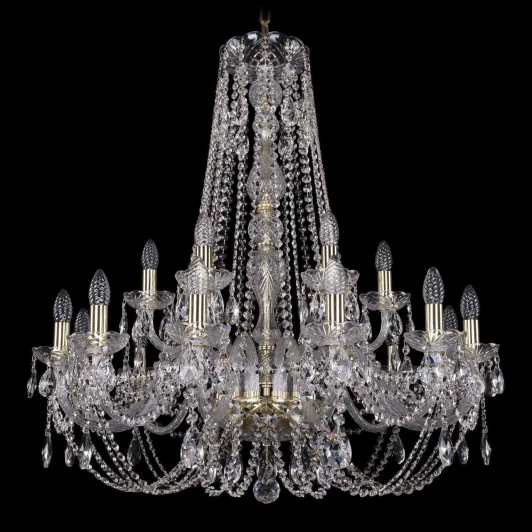 1406/12+6/300/h-90/G Подвесная люстра Bohemia 1406 1406/12+6/300/h-90/G