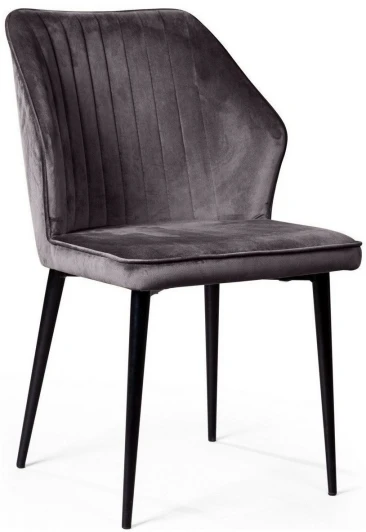 74989 Стул Berg, бархат светло-серый 26 Top Concept BERG 74989