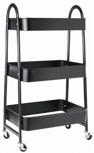 HSBI_CS01 Стеллаж Zenith Echo Hesby (Черный/Металл) арт.HSBI_CS01