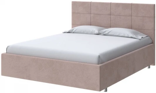 2023110 PROxSON Кровать Neo (Ткань: Велюр Teddy Шоколадный бисквит) 90x190