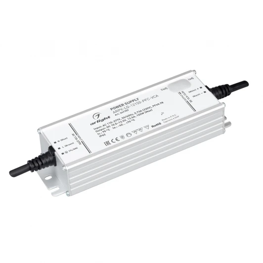047709 Блок питания ARPV-LG-12150-PFC-VCA (10.5-13.5V, 12.5A, 150W) (Arlight, IP65 Металл, 5 лет) 047709