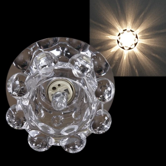 08075-9.0-001H G9 CR Встраиваемый точечный светильник Reluce 08075-9.0-001H G9 CR (220V, круглые)