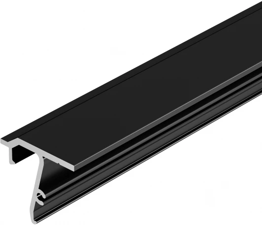 040704 Профиль STRETCH-SHADOW-TECH-CEIL-2000 BLACK (A2-DELTA) (Arlight, Алюминий) 040704