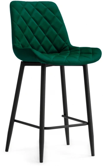 517167 Полубарный стул Woodville Баодин Б/К зеленый / черный 517167