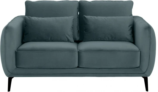 698449 Диван Amsterdam двухместный ОГОГО (арт.698449), (Ткань/Бирюзовый)