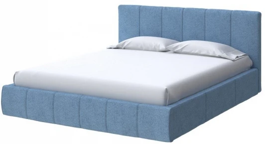 1934374 PROxSON Кровать Varna Grand без основания (Ткань: Жаккард Tesla Деним) 180x200