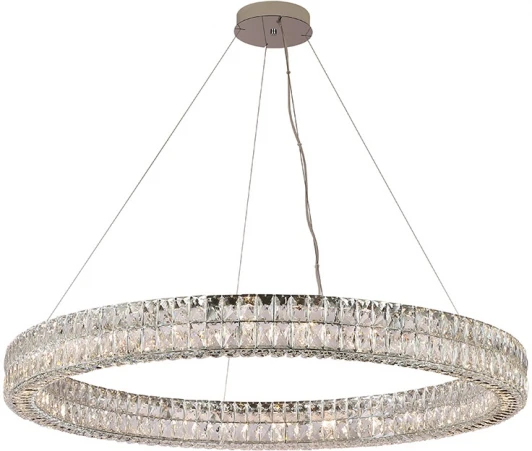 8550/110 C chrome Подвесной светильник Newport 8550 8550/110 C chrome (220V, на тросе, кольцо)