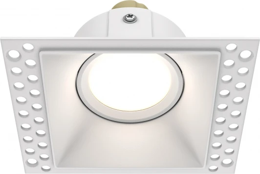 DL042-01-SQ-W Встраиваемый светильник под гипсокартон Dot GU10 1x50Вт Maytoni Technical DL042-01-SQ-W (220V)