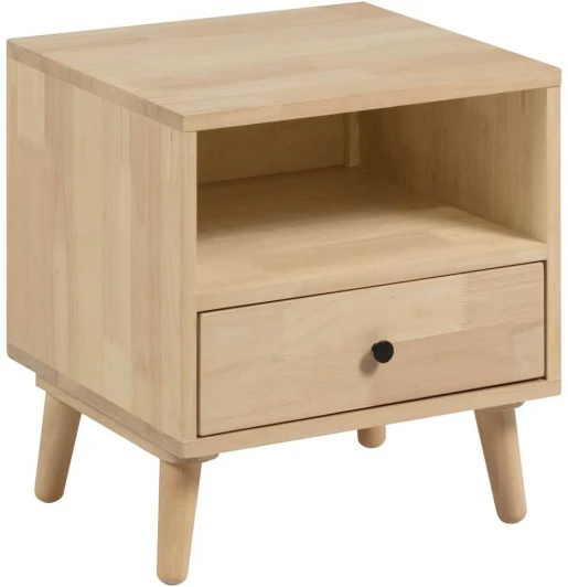087096 Тумба прикроватная La Forma (ex Julia Grup) Wari (Металл,Каучук,Дерево)