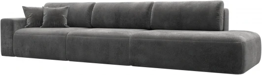 127697L Диван прямой Лига-036 НПБ Модерн Лонг подлокотник слева Лига Диванов (Велюр) арт.127697L