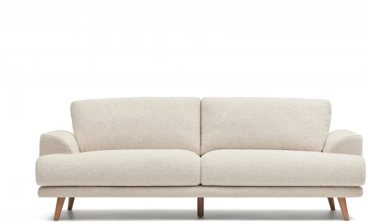 148057 Диван La Forma (ex Julia Grup) Karin (Белый/ Бук,Сосна,МДФ)