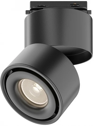 TR084-1-15W3K-B Трековый светильник Yin Unity 3000K 15Вт 24° LED (однофазный) Maytoni Technical TR084-1-15W3K-B (220V, круглые)
