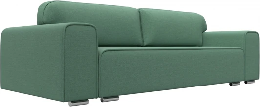 123323 Диван прямой Лига-029 (Зеленый/Рогожка) Лига Диванов арт.123323