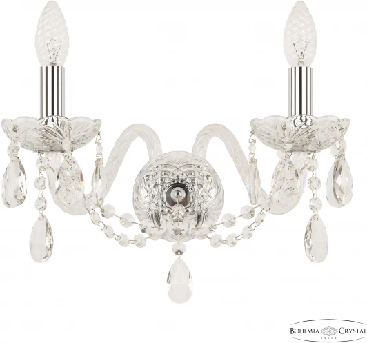 116B/2/165 Ni Бра Bohemia 116 116B/2/165 Ni (220V, подвески, подсвечник, свеча)