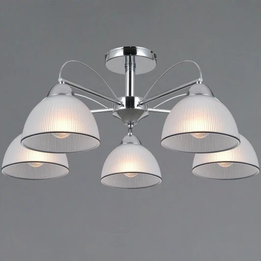 IL0624-5CSQ-25 CR AREZZO Потолочная люстра на штанге ILLUMICO IL0624-5CSQ-25 CR AREZZO