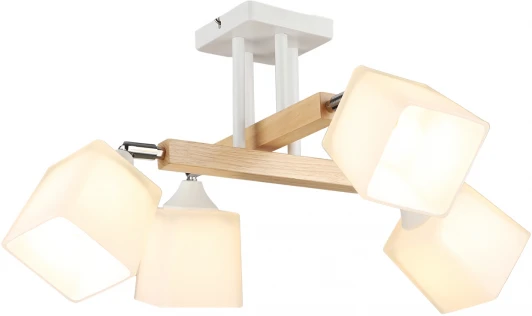 MD.4719-4-S WH+CH Потолочная люстра на штанге Imex MD.4719-4-S WH+CH
