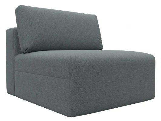 129725 Модуль диван Лига-060 НПБ (ЛДСП,Брус,Фанера,Рогожка/Серый) Лига Диванов 129725