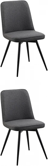 УТ000040598 Стул Stool Group Flatt вращающийся темно-серый 2 шт. арт.УТ000040598