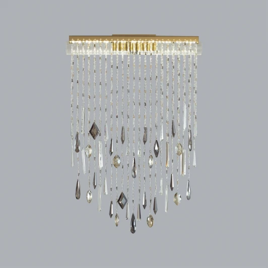 5420/24WL Настенный светильник Odeon Light Afina 5420/24WL античная бронза/металл/стекло/хрусталь LED*24W 3000K (220V, подвески)