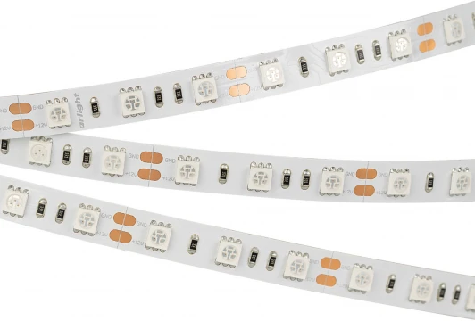 012342(2) Светодиодная лента RT-B60-10mm 12V Yellow (14.4 W/m, IP20, 5060, 5m) (Arlight, Открытый) 012342(2)
