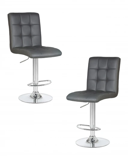 LM-5009-N_CH-M_EL-188-55 Набор 2 шт стул барный DOBRIN KRUGER (серый)