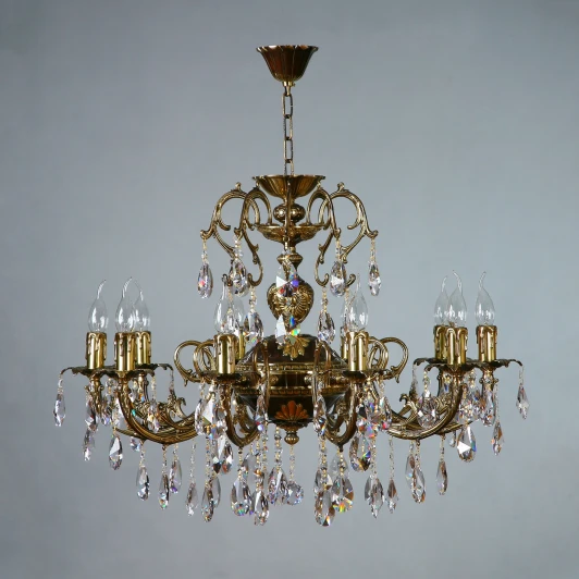 8888/10 PB Tear Drop Подвесная люстра Ambiente by Brizzi Alicante 8888/10 PB Tear Drop