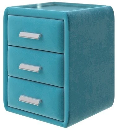 1934317 PROxSON Тумба Soft Mebel (Ткань: Велюр Shaggy Azure) 51x48