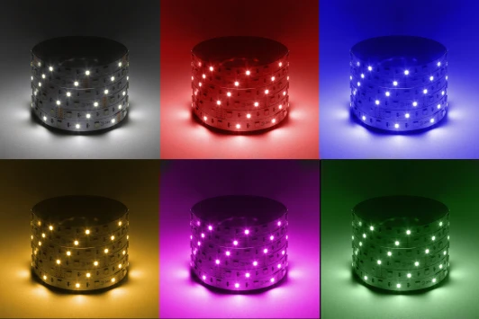 LS5050-14,4-60-12-RGB+W(6500)-IP20-1 year-5m Светодиодная лента 12V 5м RGBW ЭРА LS5050-14,4-60-12-RGB+W(6500)-IP20-1 year-5m