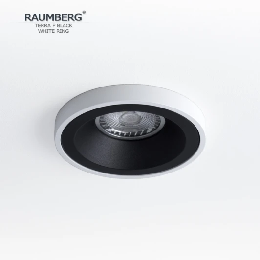 TerraFBk\Wh Встраиваемый светильник Raumberg Terra F TerraFBk\Wh Black\White