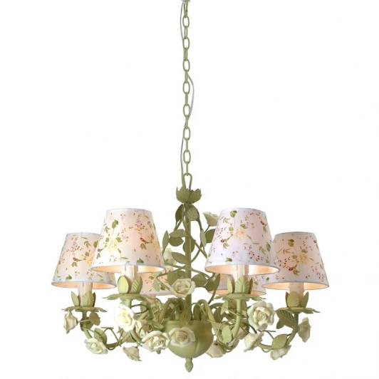 Fiori di rose 107.6 Подвесная люстра Lucia Tucci Fiori Di Rose 107.6 (220V, на цепи, цветы, ветки, розы)