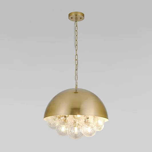 30177 латунь Подвесной светильник Wi-Fi Eurosvet Anait 30177 латунь (220V, управление смартфоном, голосовое управление, умный дом - Minimir Home, Алиса, Маруся, Салют, на цепи)