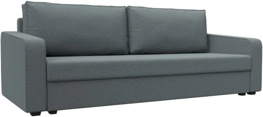 124153 Диван прямой Лига-009 (Серый/Рогожка) Лига Диванов арт.124153