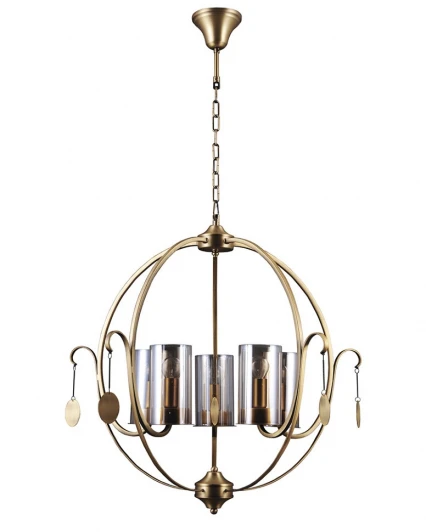 3303/5H-AB-SNGD-CGC Подвесная люстра Lumien Hall Илис 3303/5H-AB-SNGD-CGC