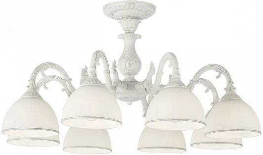 346410/8 WT+SL Потолочная люстра на штанге Arte Milano AM346410 346410/8 WT+SL (220V)