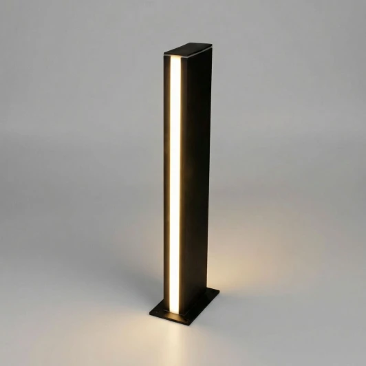 1538 TECHNO LED черный Наземный светильник светодиодный Elektrostandard Flat 1538 TECHNO LED 3000K чёрный