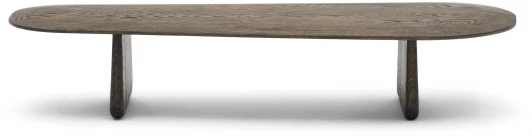 207747 Журнальный столик Pirita из массива дуба в темной отделке, 146 La Forma (ex Julia Grup) арт.207747