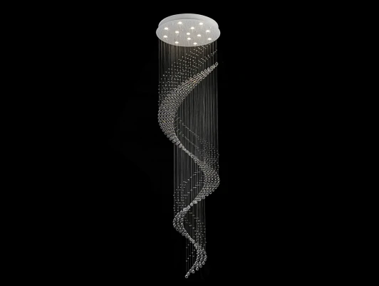 8213/300 mat.white Потолочная каскадная люстра Newport Verona 8213/300 mat.white