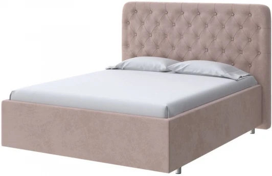 2022442 PROxSON Кровать Classic Large (Ткань: Велюр Teddy Шоколадный бисквит) 80x200