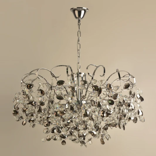 08281-0.4-08 CR Подвесная люстра хрусталь Reluce 08281-0.4-08 CR (220V, на цепи)
