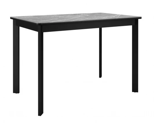 00-00073632 Стол DikLine LK110 Керамика Серый мрамор/подстолье черное/опоры черные